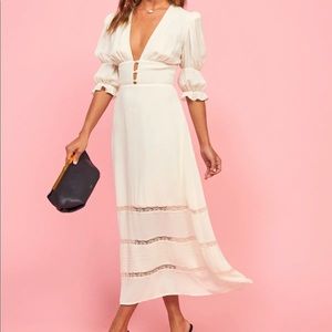 Reformation Ginny Dress in White